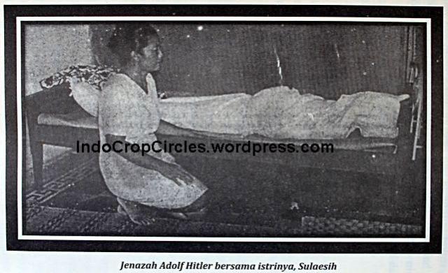 Jenazah Hitler bersama istrinya