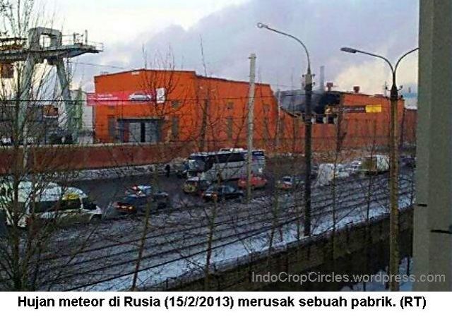 Meteor russia - meteor hancurkan pabrik