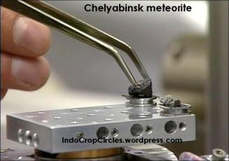 Russia Chelyabinsk meteorite stone - lab 01
