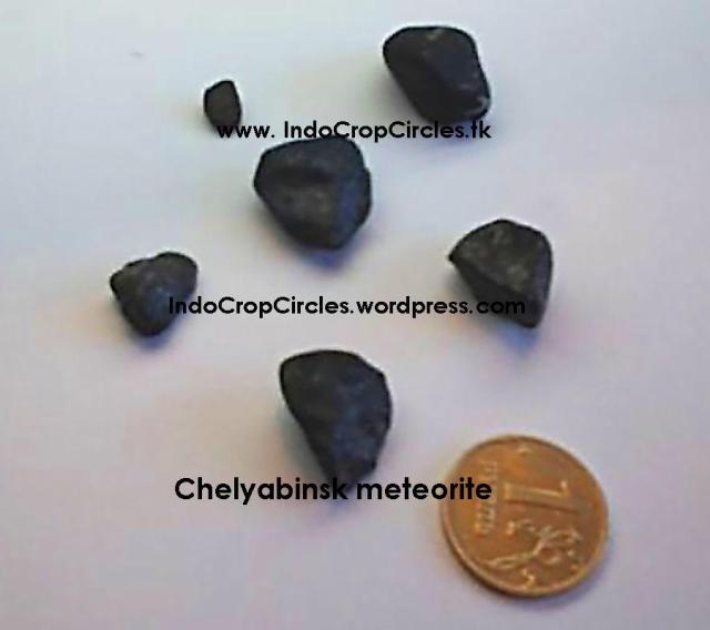Russia Chelyabinsk meteorite stones