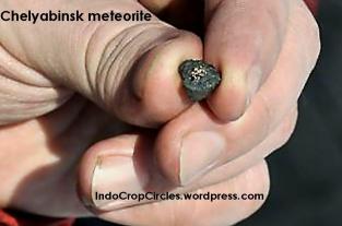 Russia Meteorite - Fragments of a meteorite found near the Chebarkul Lake