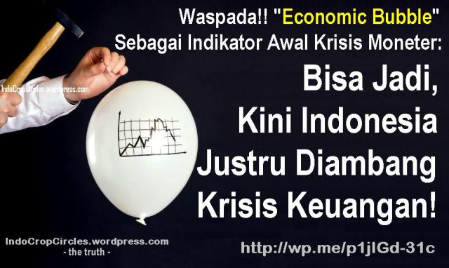 economic bubble banner