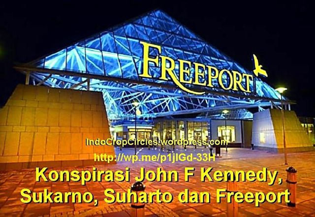 suharto sukarno freeport banner
