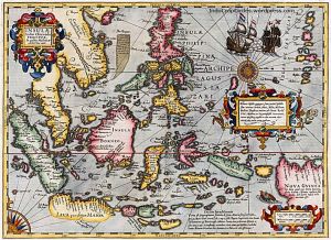 Jodocus Hondius map terbit 1606