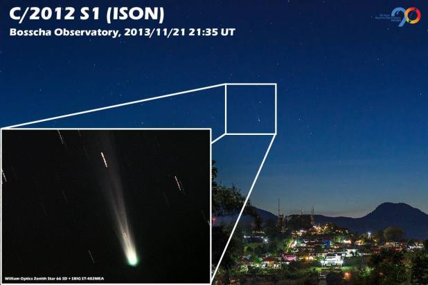 Comet ISON C2012S1 from Bosscha Observatory
