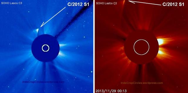 Comet ISON passing the sun 02
