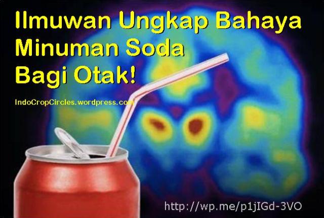 minuman soda soft drink menyebab kanker otak
