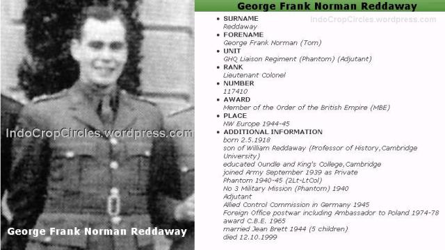 Norman Reddaway, George Frank Norman Reddaway