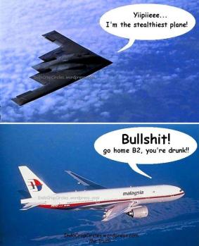 MAS MH370 - B2-Stealth-bomber