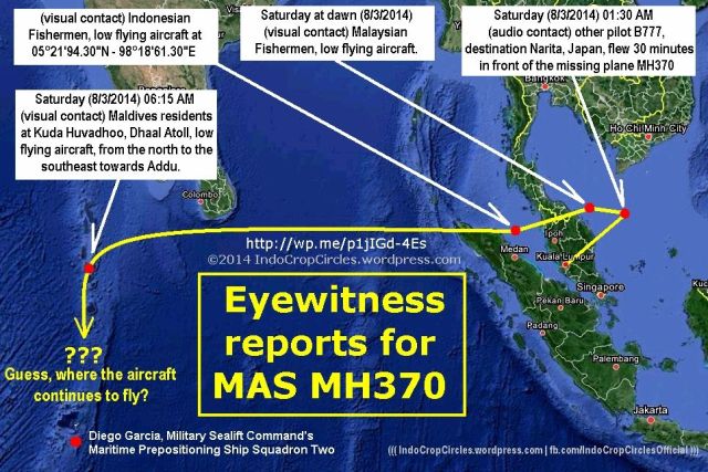 MH370 CRASHED EYEWITNESS