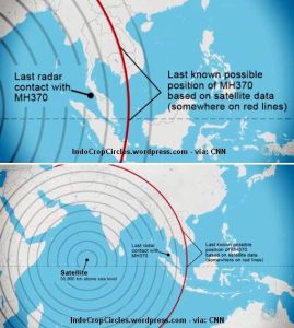 mh370 last unknown Cina satellite data Indian Ocean