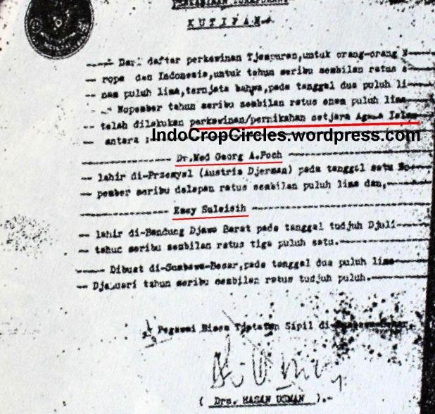 Surat nikah dr Poch a.k.a. Hitler yang menikahi Sulaesih wanita asal Bandung secara Islam di KUA Sumbawa.