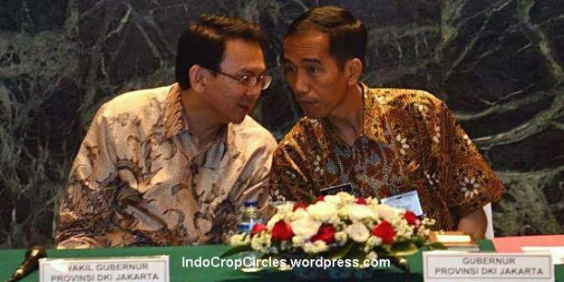 Wakil Gubernur Jakarta, Basuki Vahaya Purnama atau Ahok (kiri) dan Gubernur Jakarta, Joko Widodo (kanan) saat menggelag rapat. (merdeka)