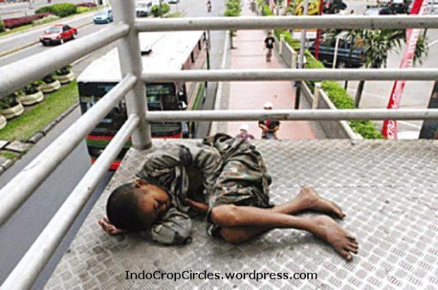 Anak jalanan slah satu gambar kemiskinan gi kota beasr seperti Jakarta yang membutuhkan dantuan sosial.