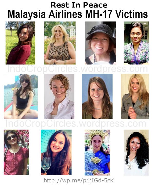 korban wanita MH-17 female victims