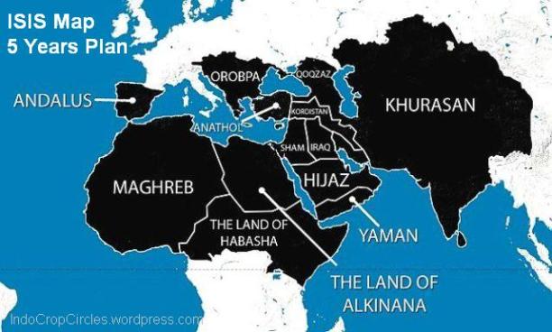 ISIS map 5 years