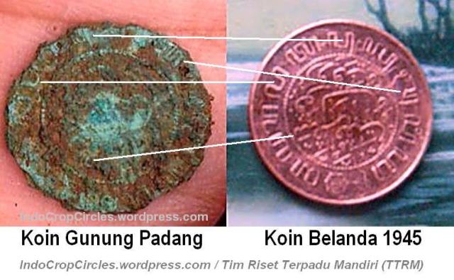 Gunung-Padang-Artefak-koin-gunung-padang vs koin belanda 1945 02 by Lutfi Yondri
