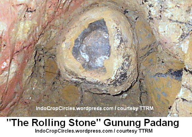 the rolling stone gunung padang