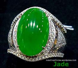 Jadeite cabochons are very classical. Some high quality cabochons are worth a fortune.