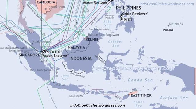 kabel serat optik fiber optic bawah laut under sea Indonesia
