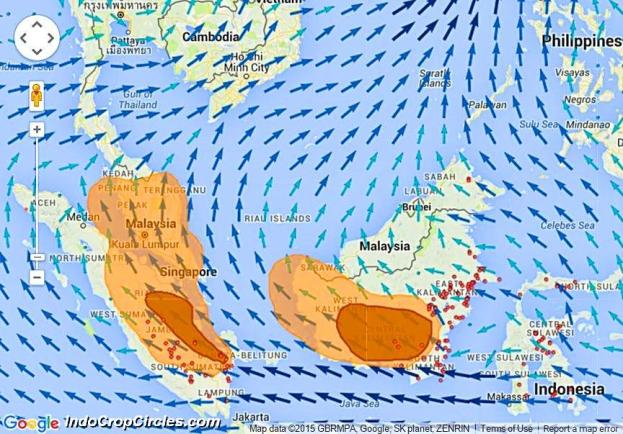 Kebakaran Hutan Indonesia 2015 (2015 Southeast Asian haze) 3 October 2015. (wikimedia)