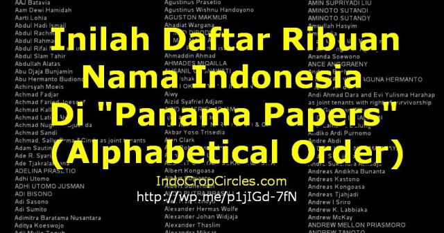 daftar panama papers Indonesia banner